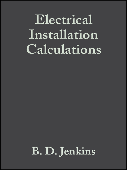 Cover image for Electrical Installation Calculations